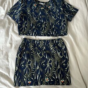 Zara 2 piece skirt set . Brand new , never worn, tags in place.